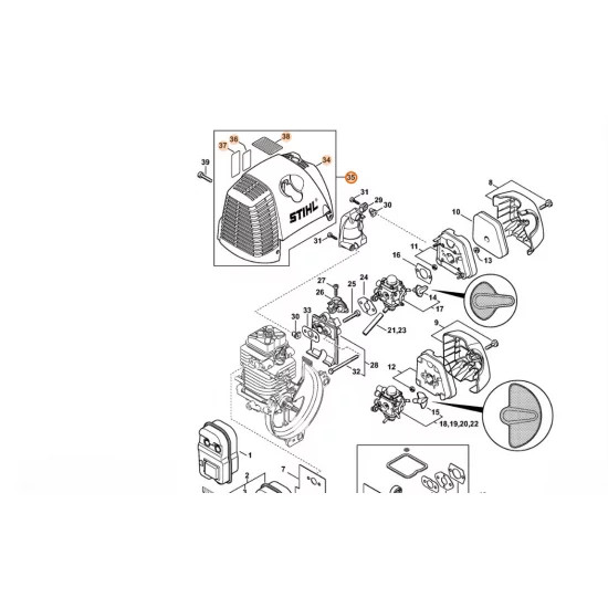 STIHL  Pokrywa 4180 080 1605